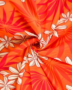 Tissu Polynésien MOENAU Orange - Tissushop